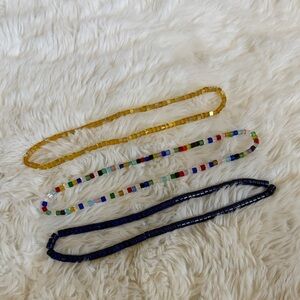 3 strands of beads